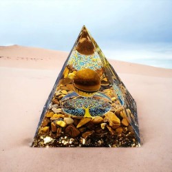 Pyramide en orgonite