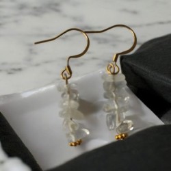 Boucles d'oreilles Cristal de roche