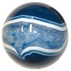 Sphère en agate bleue 